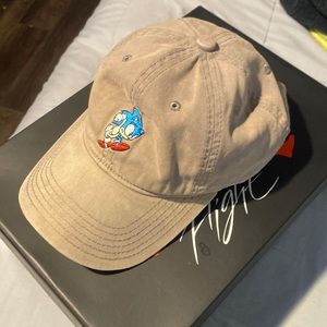 Sonic the hedgehog adjustable dad hat